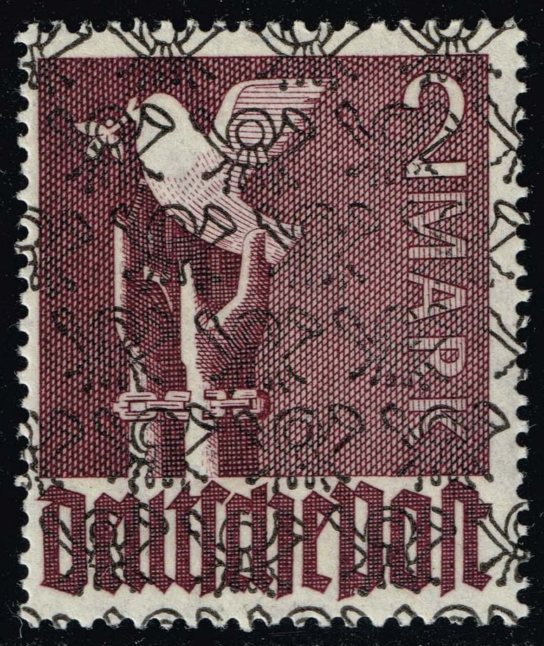 Germany Michel #960A II/II with Net Overprint; Unused