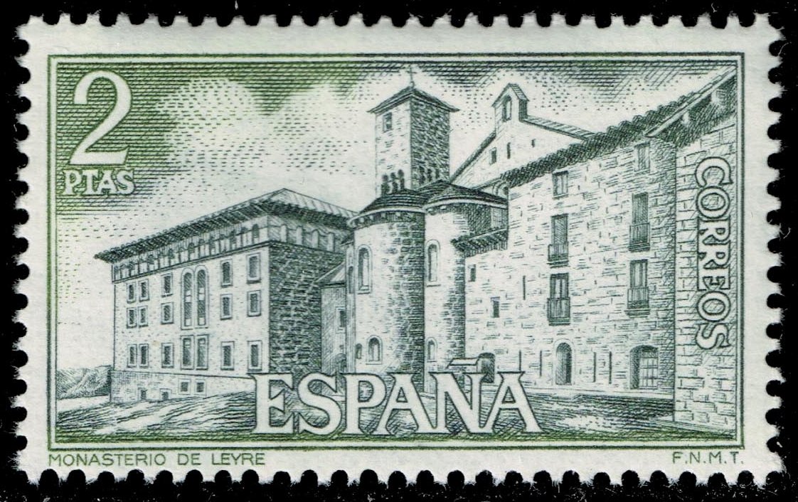 Spain #1862 Leyre Monastery; MNH