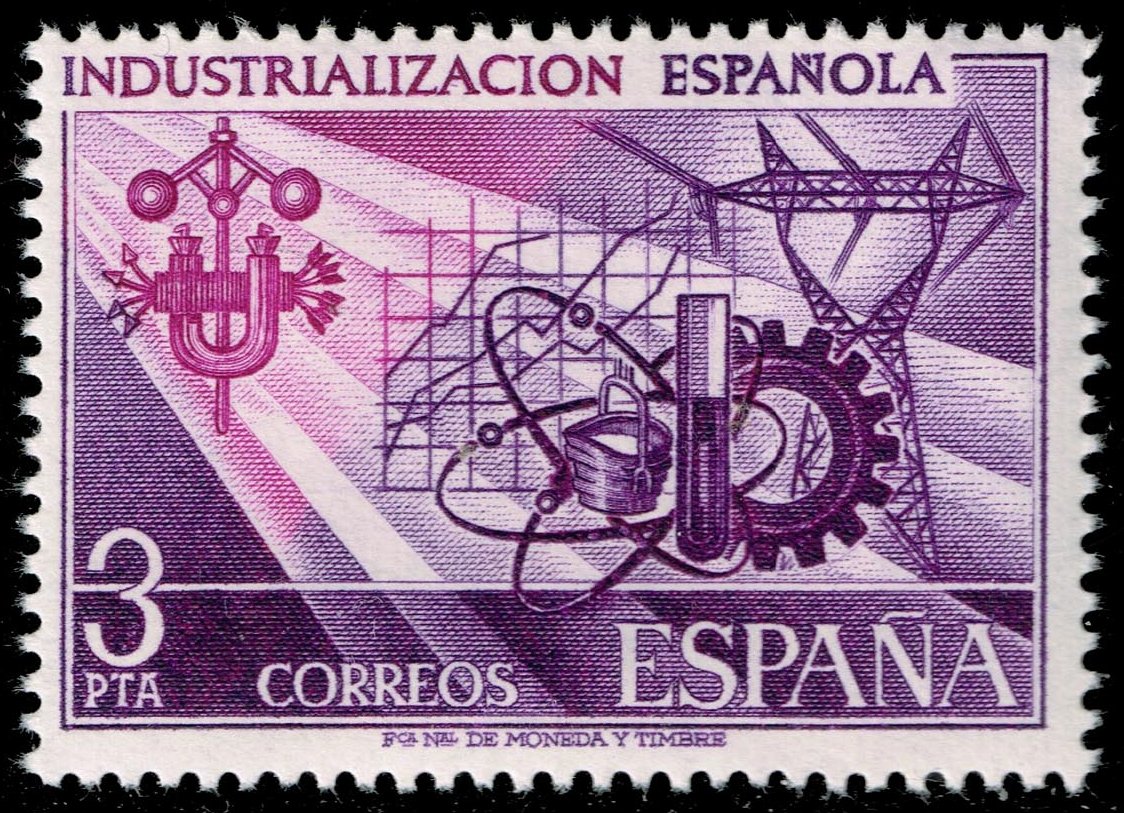 Spain #1917 Symbols of Industry; MNH