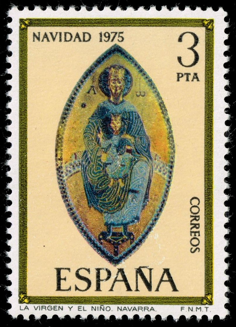 Spain #1925 Madonna and Child Mosaic; MNH