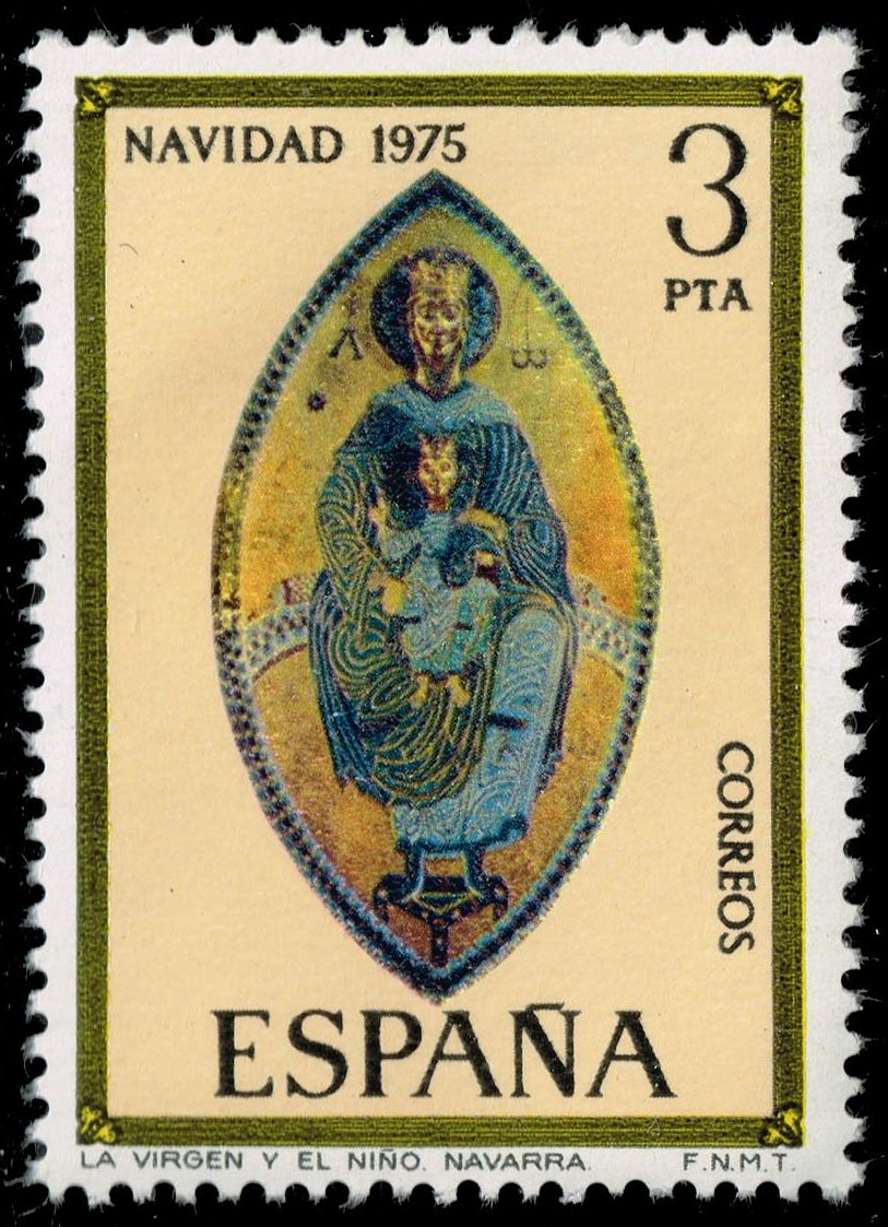Spain #1925 Madonna and Child Mosaic; MNH