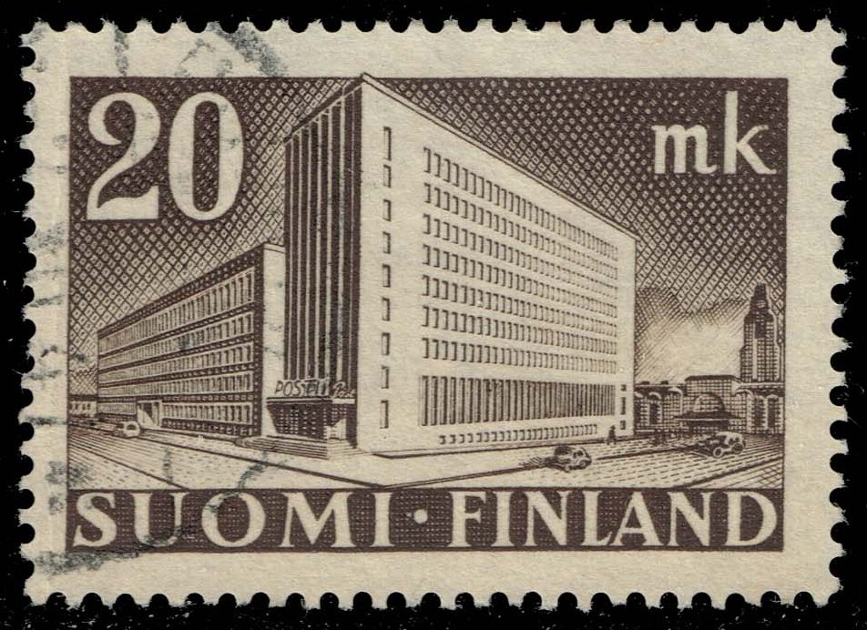 Finland #248 Helsinki Post Office; Used