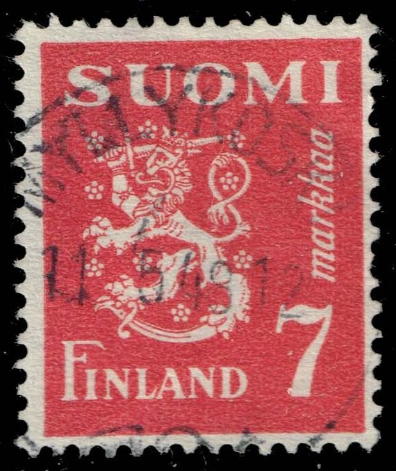 Finland #260 Coat of Arms; Used