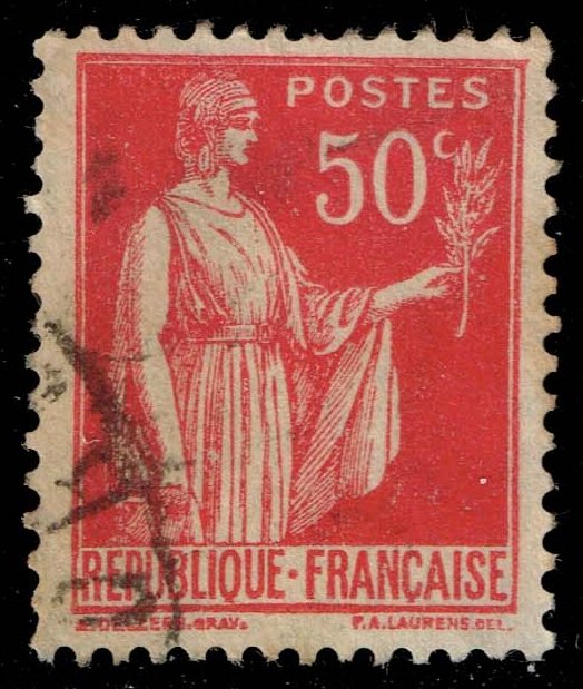 France #267 Peace with Olive Branch; Used
