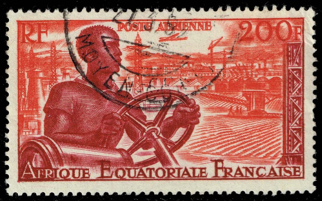 French Equatorial Africa #C41 Age of Mechanization; Used