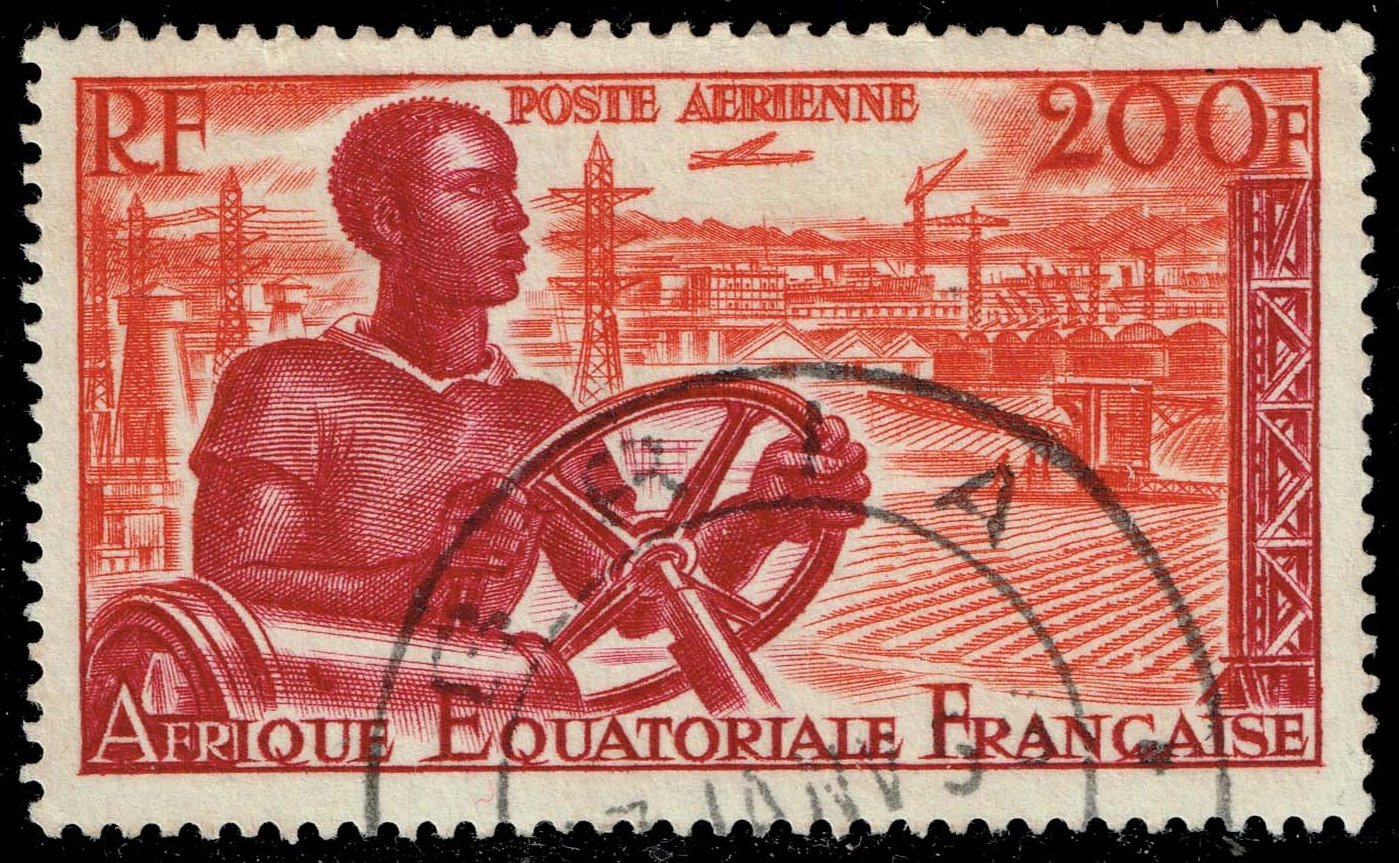 French Equatorial Africa #C41 Age of Mechanization; Used - Click Image to Close