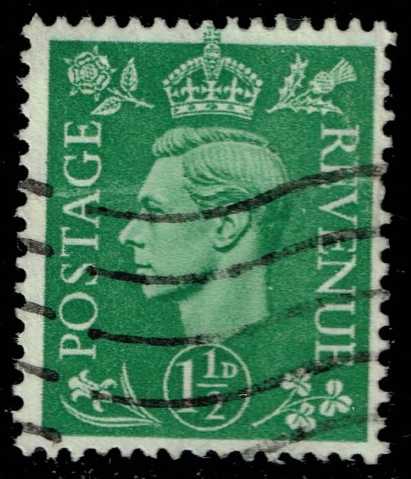 Great Britain #282 King George VI; Used
