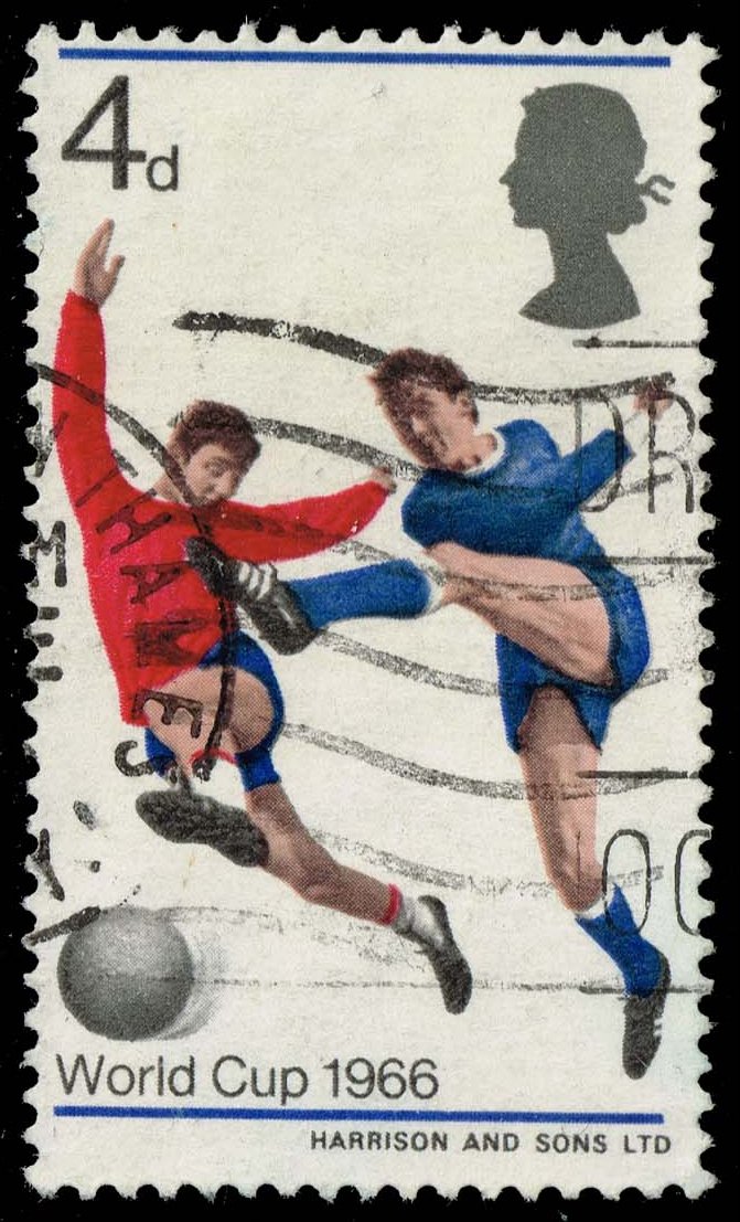 Great Britain #458 Soccer Players; Used