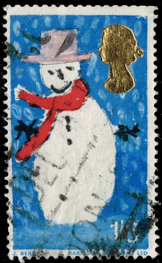 Great Britain #479 Snowman; Used