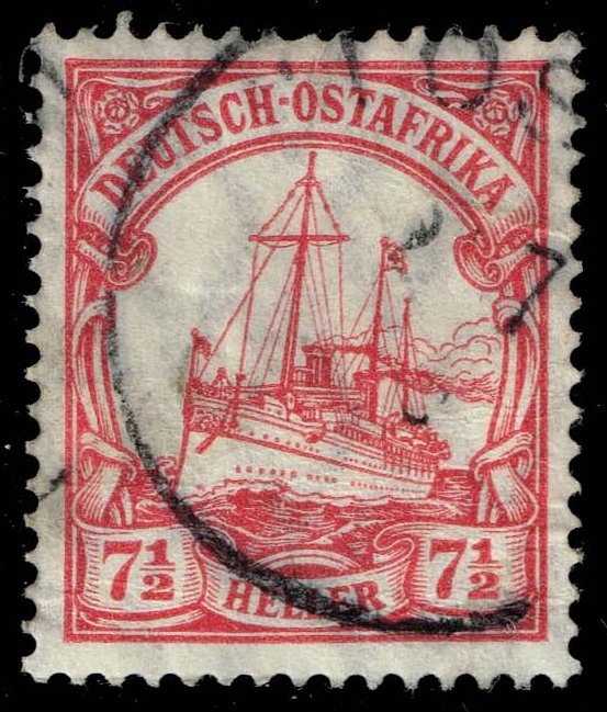 German East Africa #33 Yacht Hohenzollern; Used