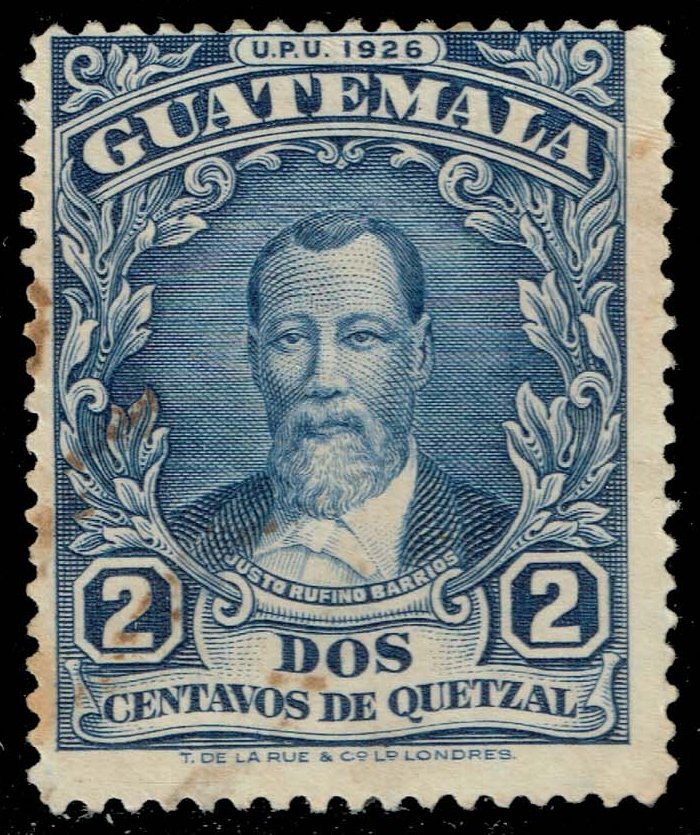 Guatemala #235 Justo Rufino Barrios; Used