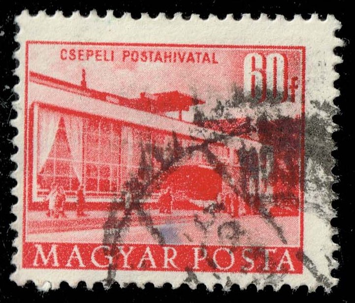 Hungary #1055a Post Office; Used