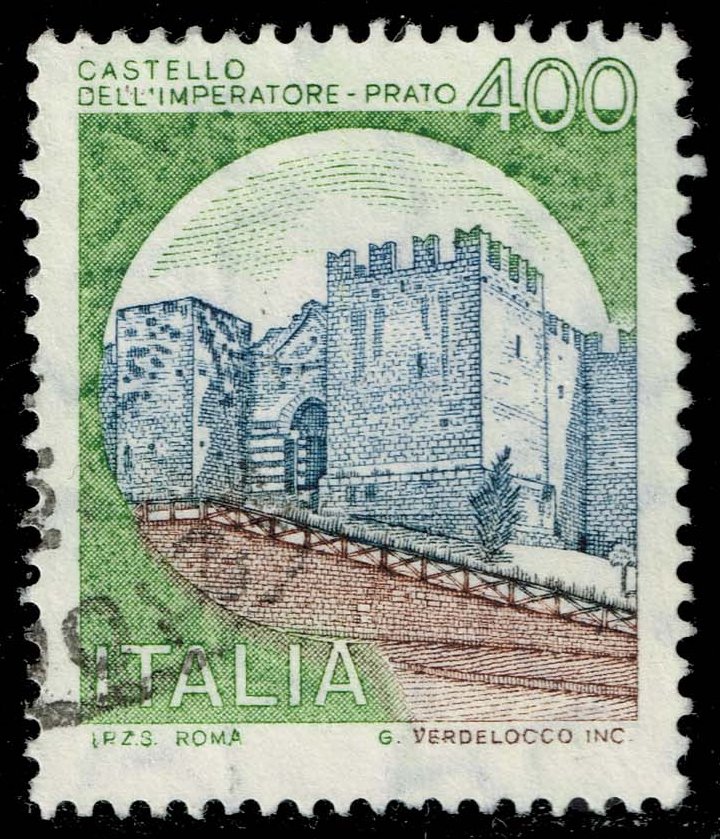 Italy #1424 Imperatore-Prato Castle; Used