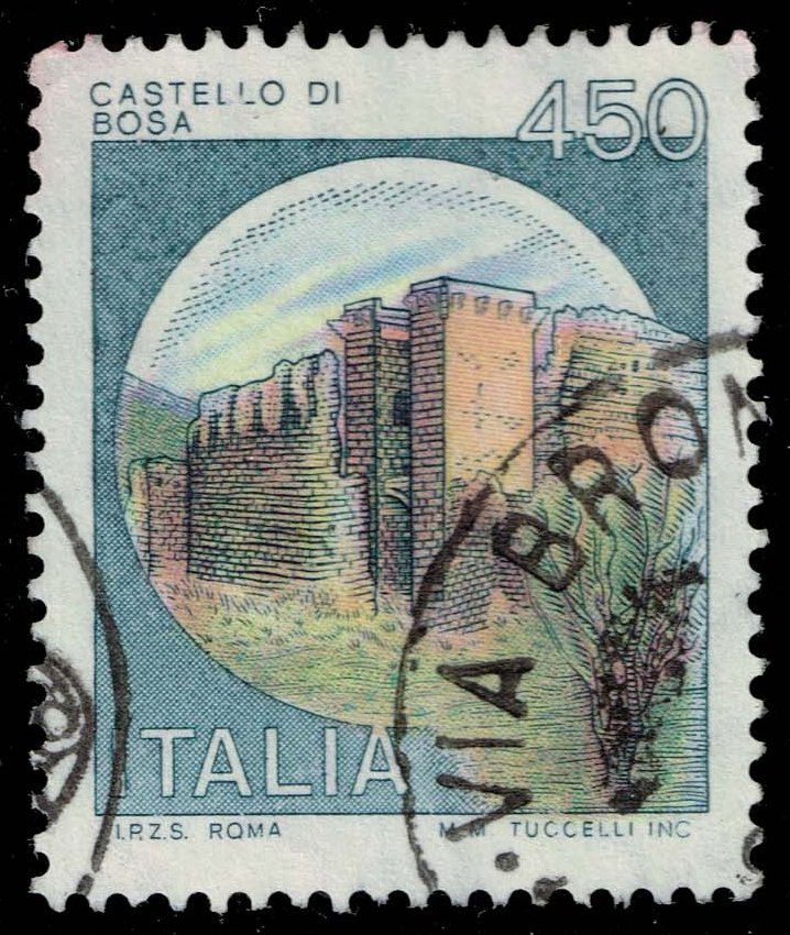Italy #1425 Bosa Castle; Used