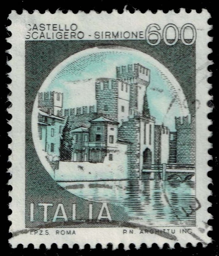 Italy #1427 Scaligero Castle; Used