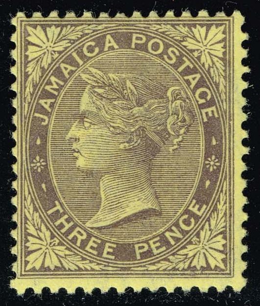 Jamaica #39A Queen Victoria; Unused