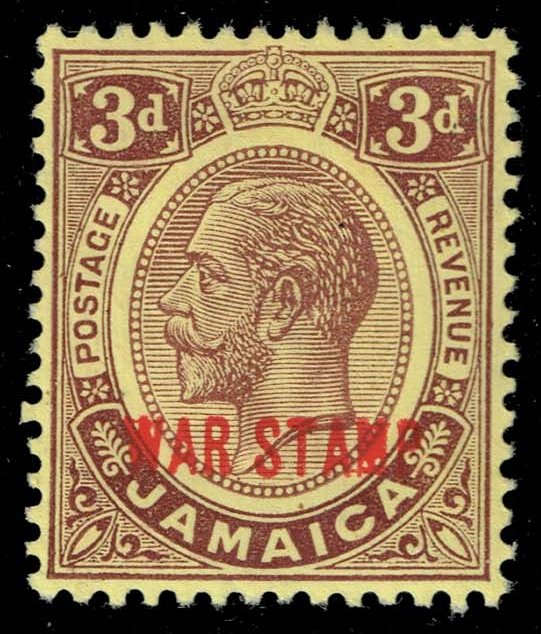 Jamaica #MR11 King George V; Unused