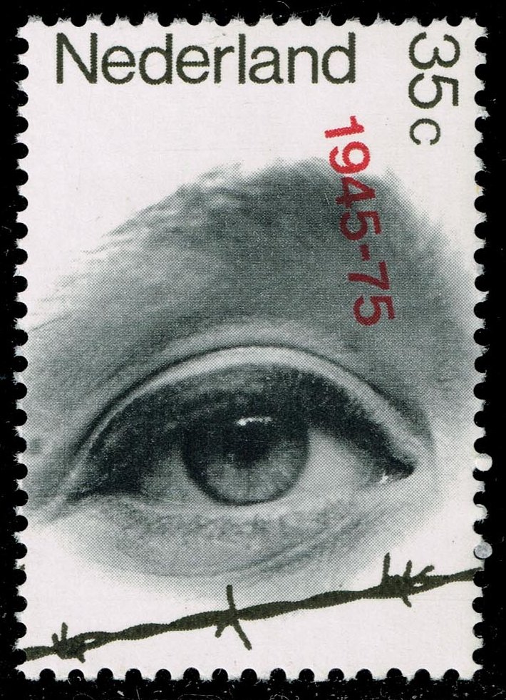 Netherlands #528 Eye Looking Over Barbed Wire; MNH