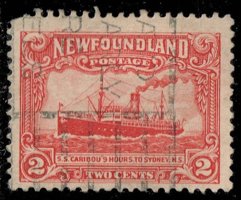Newfoundland #164 Steamship 'Caribou'; Used