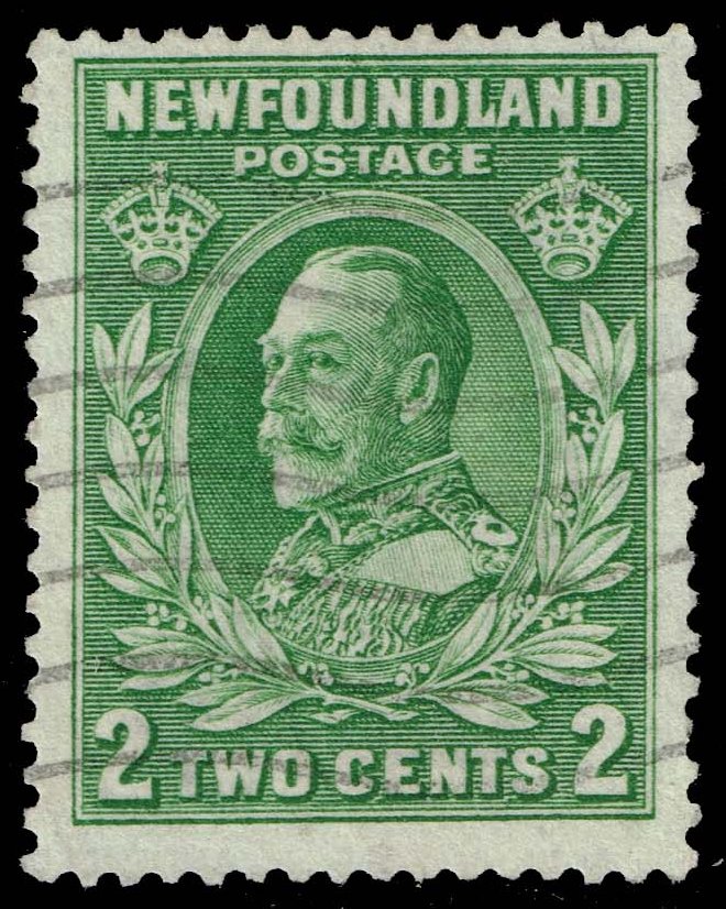 Newfoundland #186 King George V; Used