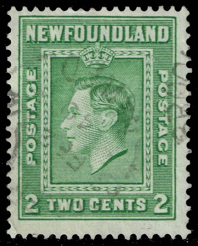 Newfoundland #245 King George VI; Used