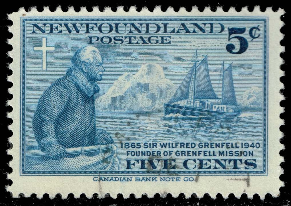Newfoundland #252 Sir Wilfred Grenfell; Used