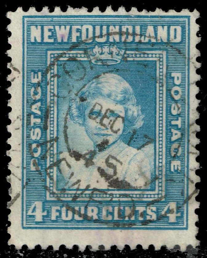 Newfoundland #256 Princess Elizabeth; Used