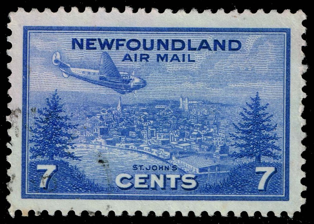Newfoundland #C19 View of St. John's; Used