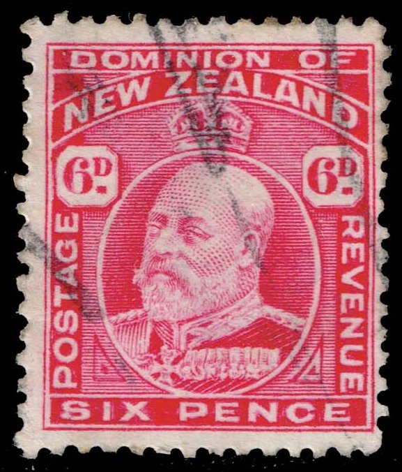 New Zealand #137 King Edward VII; Used