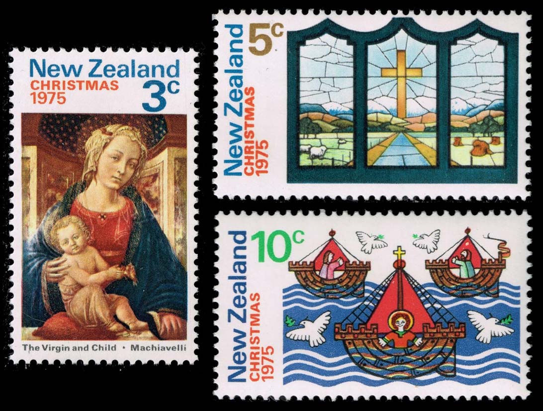 New Zealand #581-583 Christmas Set of 3; MNH