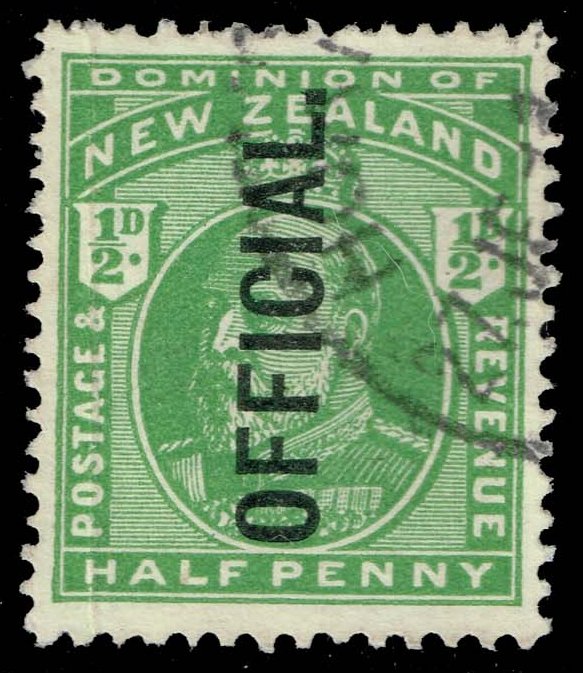 New Zealand #O33 King Edward VII; Used
