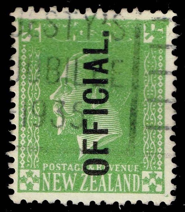 New Zealand #O41 King George V; Used