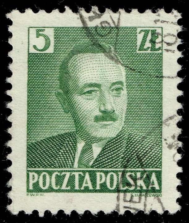 Poland #478 Pres. Boleslaw Bierut; Used