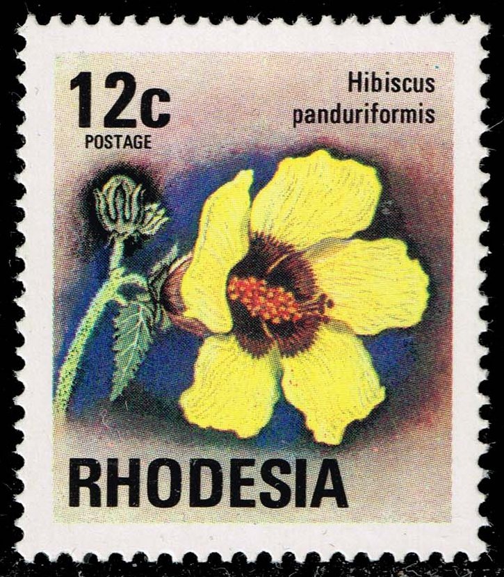 Rhodesia #337 Hibiscus; MNH