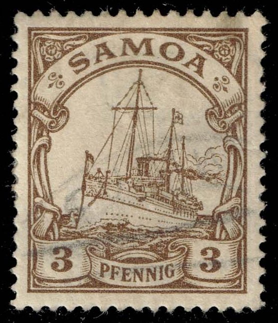 Samoa #57 Kaiser's Yacht Hohenzollern; Used
