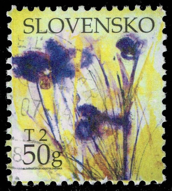 Slovakia #514 Flowers; Used