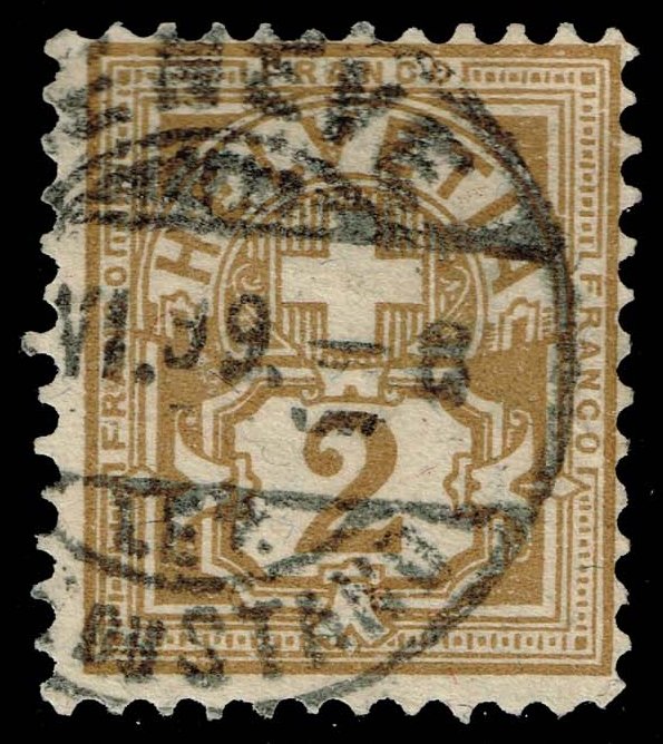 Switzerland #69 Numeral; Used