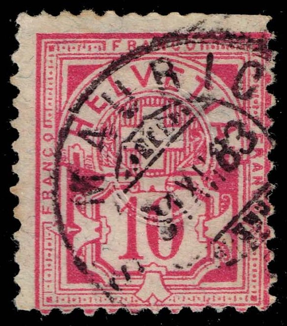 Switzerland #73b Numeral; Used