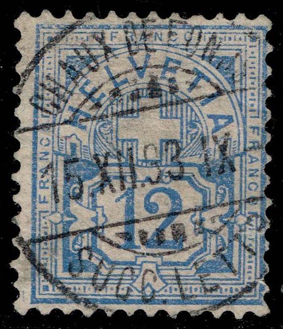 Switzerland #74 Numeral; Used