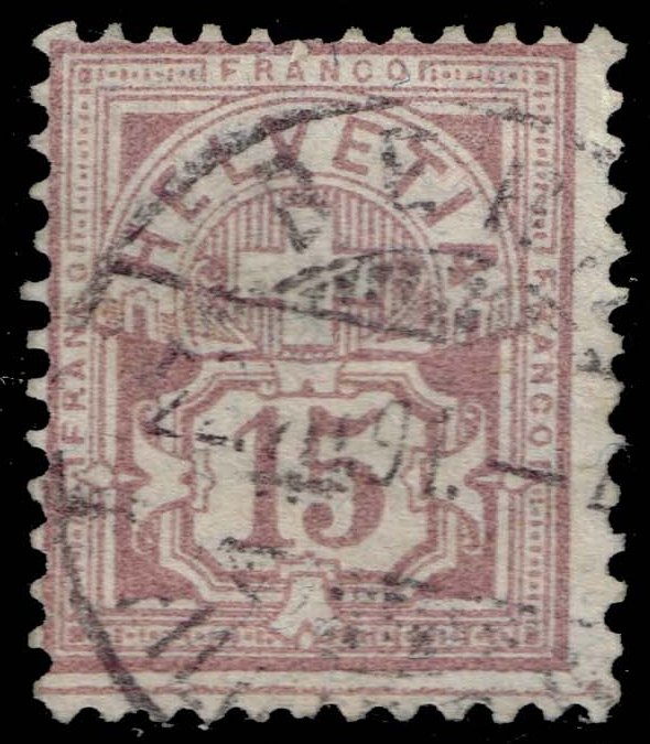 Switzerland #76b Numeral; Used