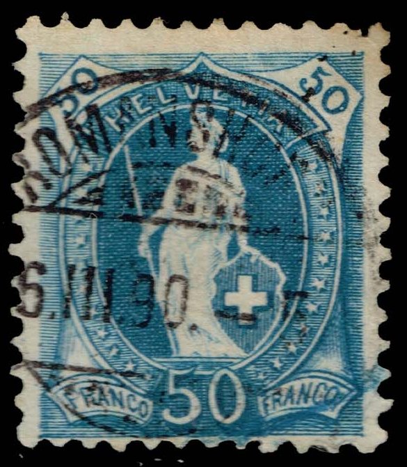 Switzerland #86 Helvetia; Used
