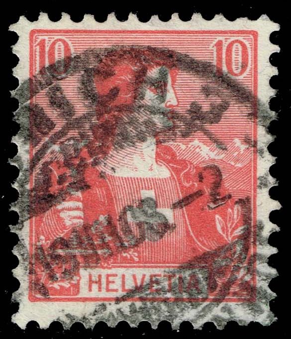 Switzerland #129 Helvetia; Used