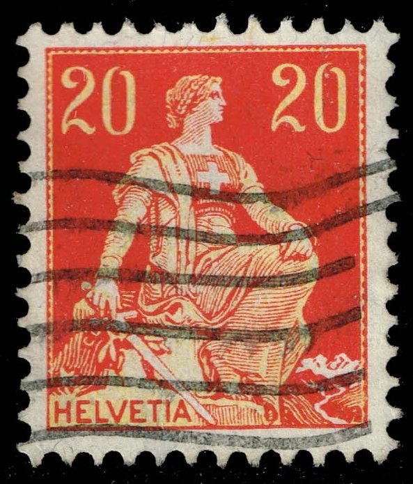 Switzerland #132 Helvetia; Used
