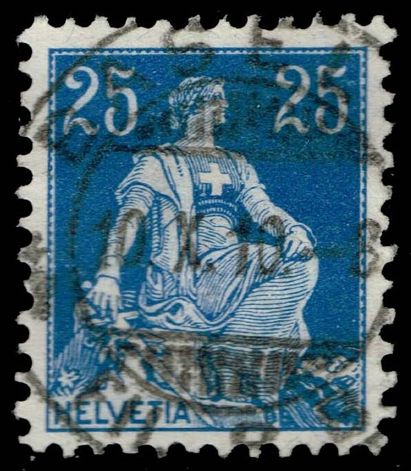 Switzerland #133 Helvetia; Used