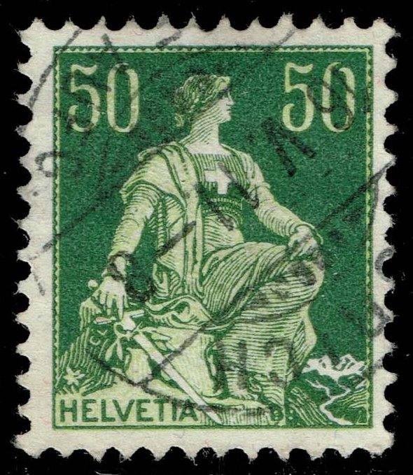 Switzerland #139 Helvetia; Used