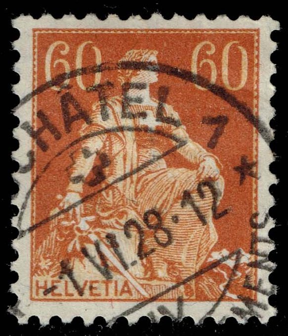 Switzerland #140 Helvetia; Used