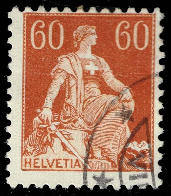 Switzerland #140a Helvetia; Used