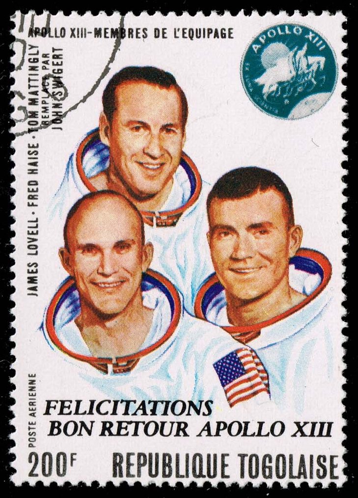 Togo #C136 Crew of Apollo 13; CTO