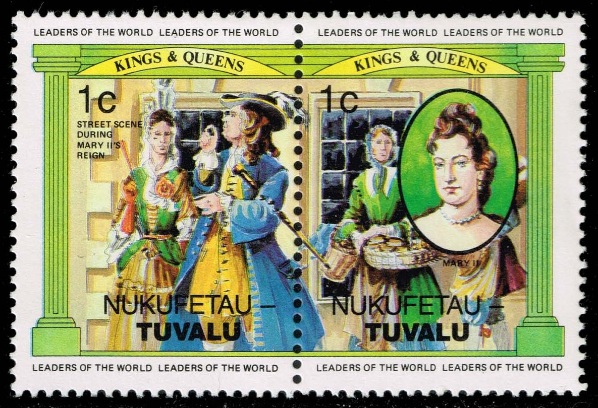 Tuvalu-Nukufetau #14 Queen Mary II; MNH