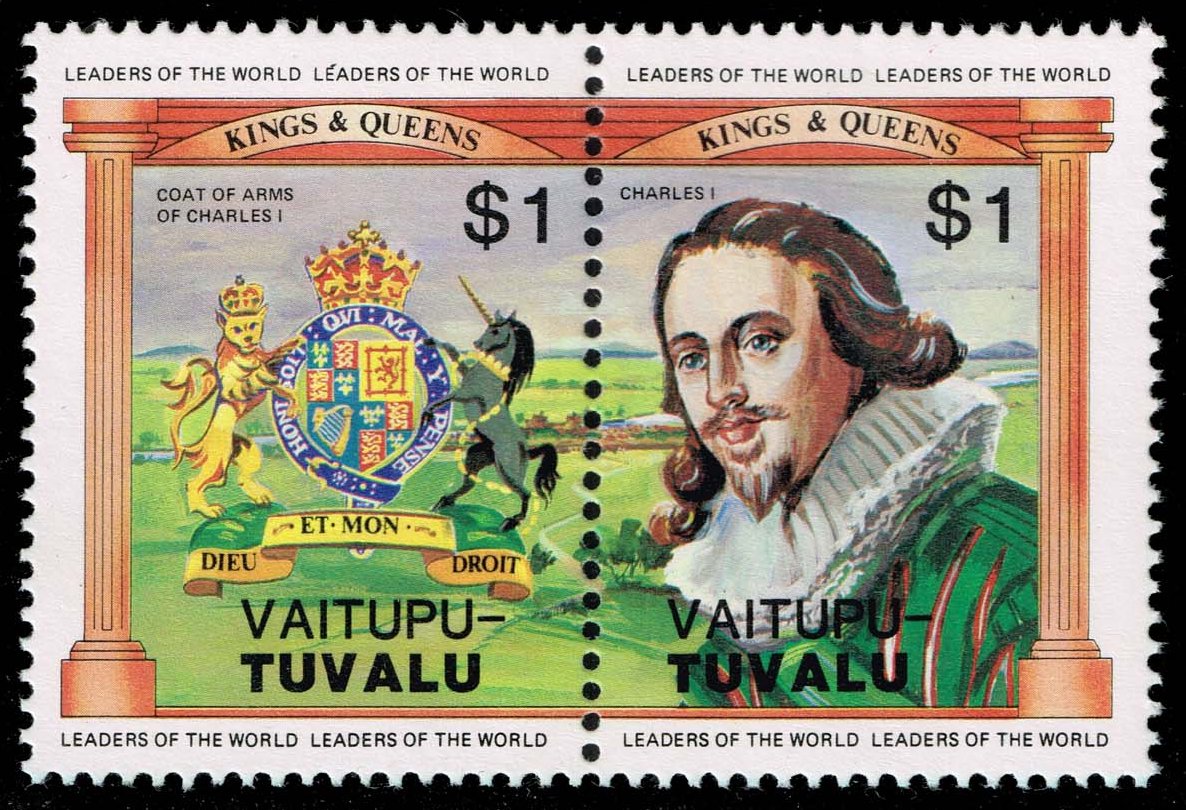 Tuvalu-Vaitupu #22 King Charles I; MNH